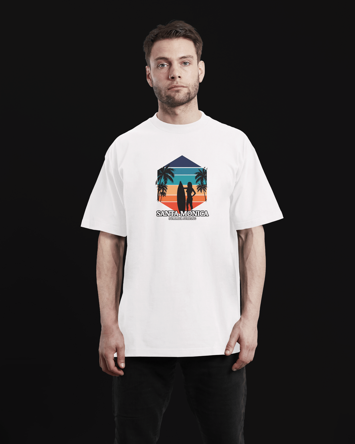 Playera Oversized- Santa Monica