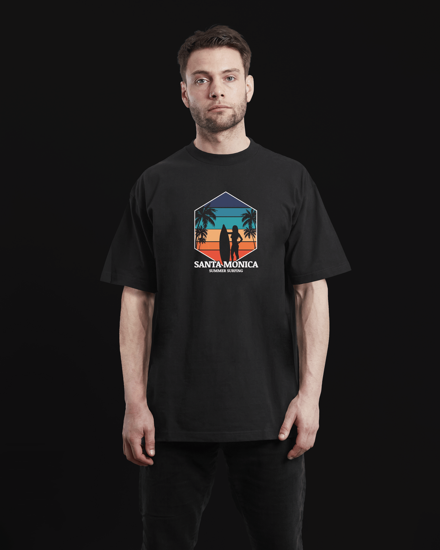 Playera Oversized- Santa Monica